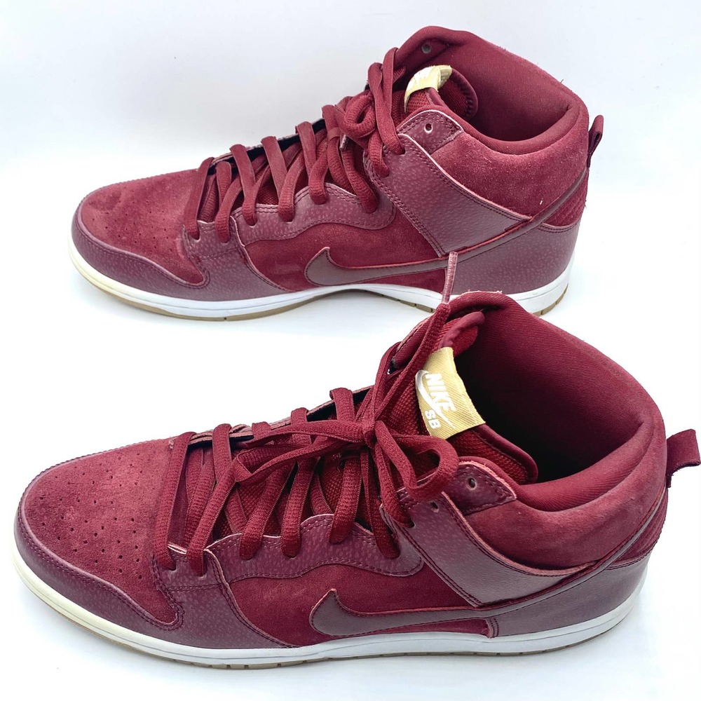 Nike Dunk SB High Team Red Filbert' (Size 13) - Picture 3 of 9